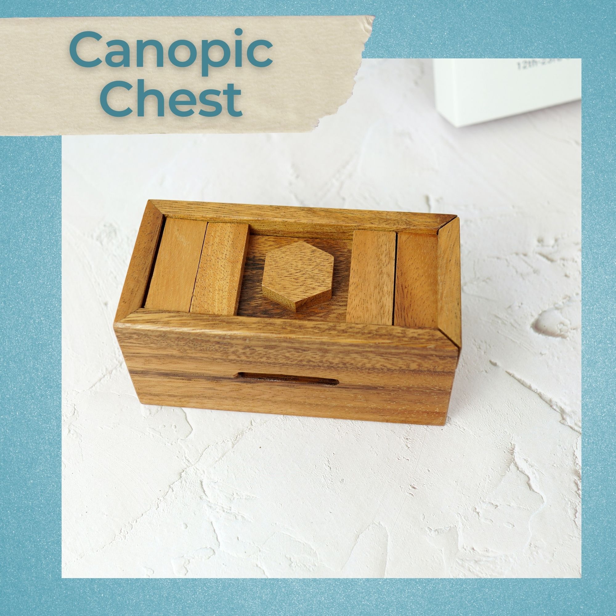 [โค้ดMallลด10]HB3F Secret Box Puzzle Canopic Chest กล่องลับคาโนปิก ของ
