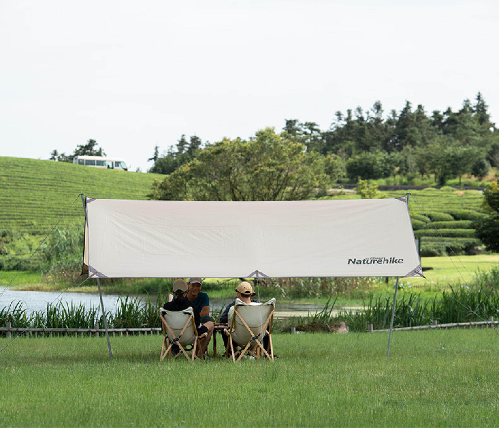 Naturehike เต็นท์กันแดด สำหรับหลายคน เต็นท์กันฝน น้ำหนักเบา ตั้งแคมป์กลางแจ้ง