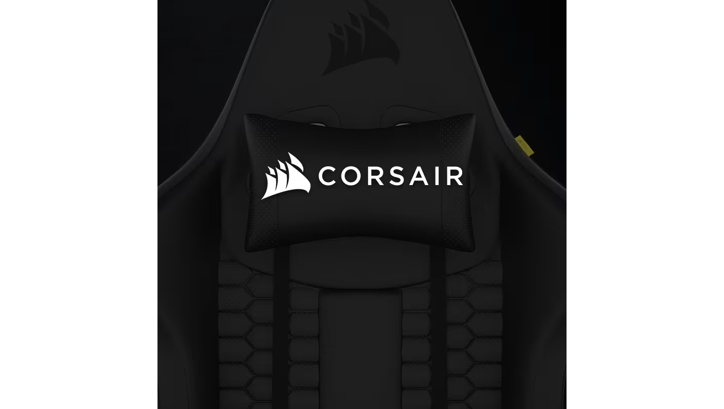 CORSAIR Chair รุ่น TC100 RELAXED Gaming Chair E-Sport เก้าอี้สีเทา เก้าอี้พนักพิงสูง ลดอาการปวดเมื่อย เก้าอี้เบาะ นุ่ม เกรดพรีเมี่ยม - Fabric Black/Grey