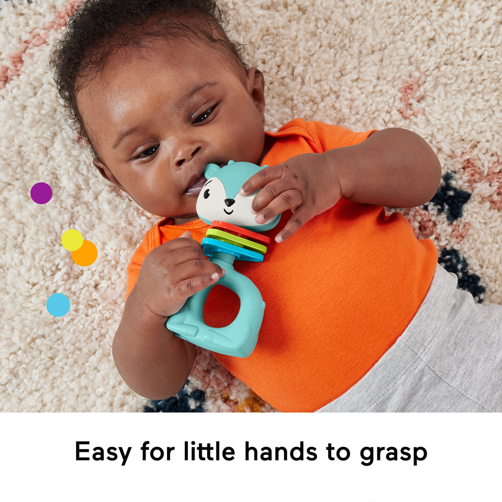 Fisher-Price Teething Time Animal Rattle Assortment ฟิชเชอร์ไพรซ์ ยาง ...