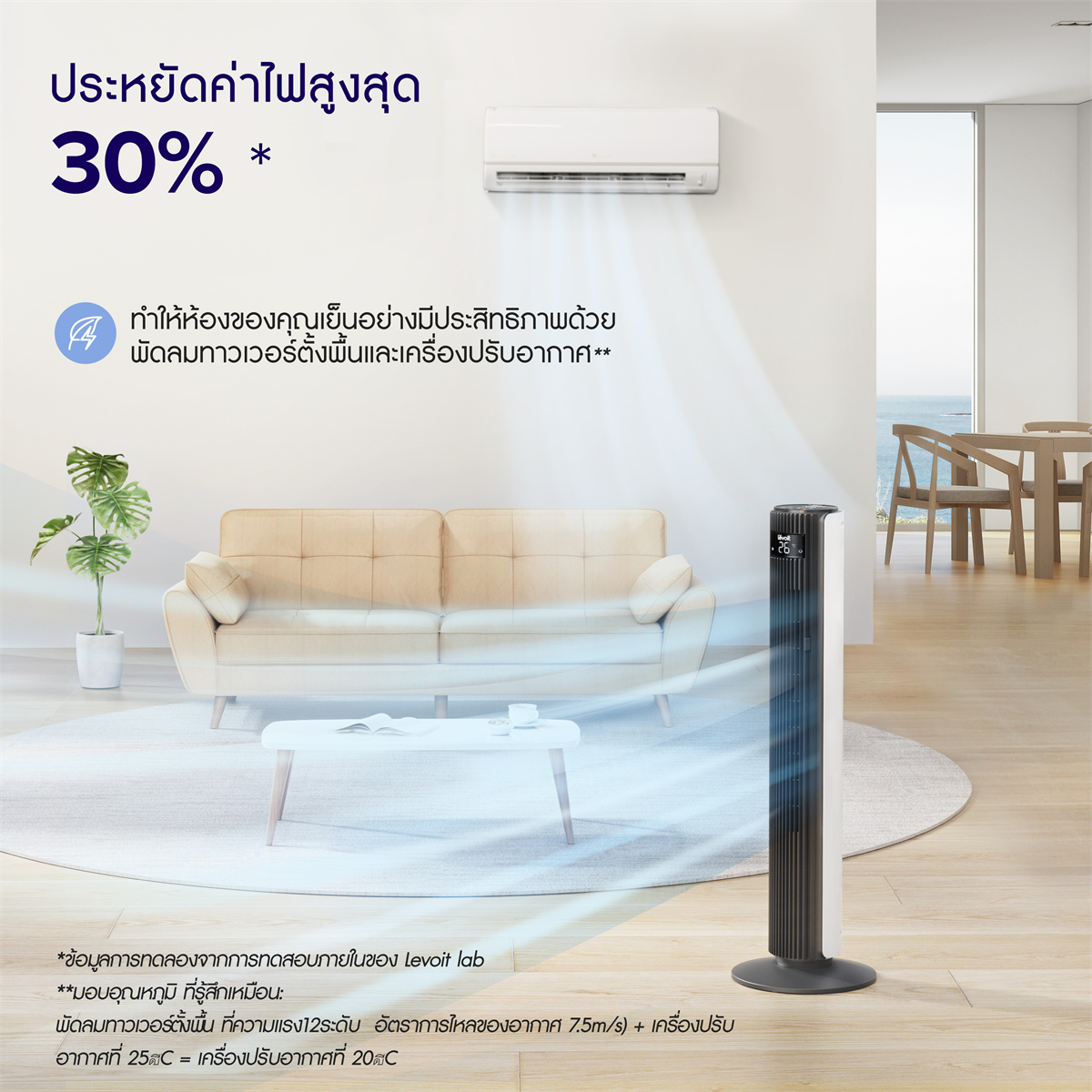 Levoit Smart Tower Fan LTF F422 12