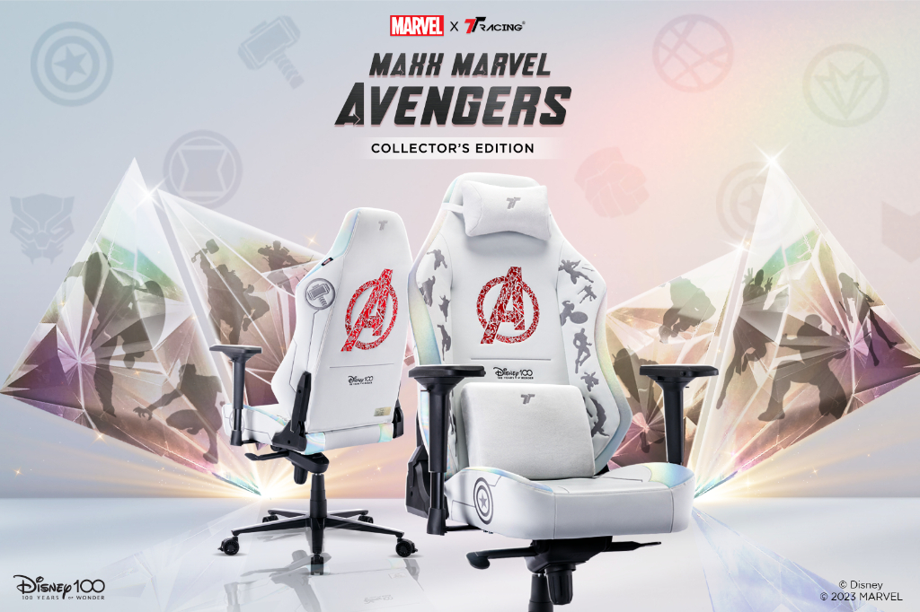 TTRacing Maxx Gaming Chair 100 ปีของดิสนีย์ ลิมิเต็ด อิดิชัน เก้าอี้สีขาว เก้าอี้เกมมิ่งเพื่อสุขภาพ Ergonomic E-Sport นุ่มสบาย ตามหลักสรีระศาสตร์