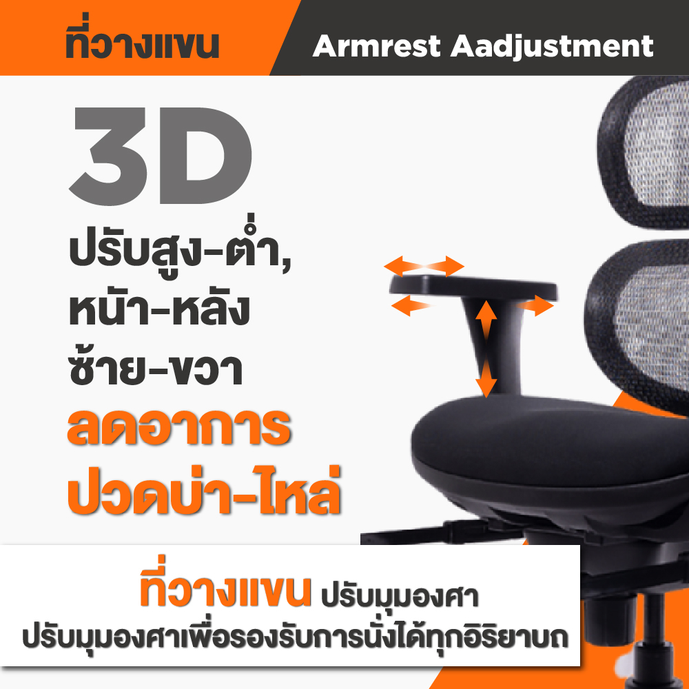 Ergotrend เก้าอี้เพื่อสุขภาพเออร์โกเทรน รุ่น Ergo joy rest เก้าอี้สีดำ ระบายอากาศดีเยี่ยม นุ่มสบาย ตามหลักสรีระศาสตร์ Ergonomic เก้าอี้พนักพิงสูง ลดอาการปวดเมื่อย เกรดพรีเมี่ยม