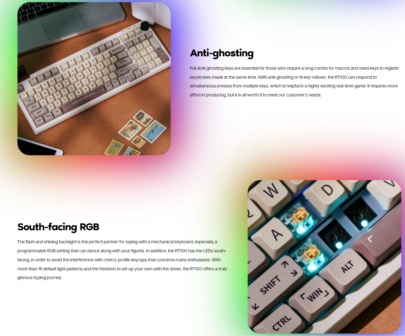 EPOMAKER RT100 / 95% Retro Mechanical Keyboard with Knob and Mini ...