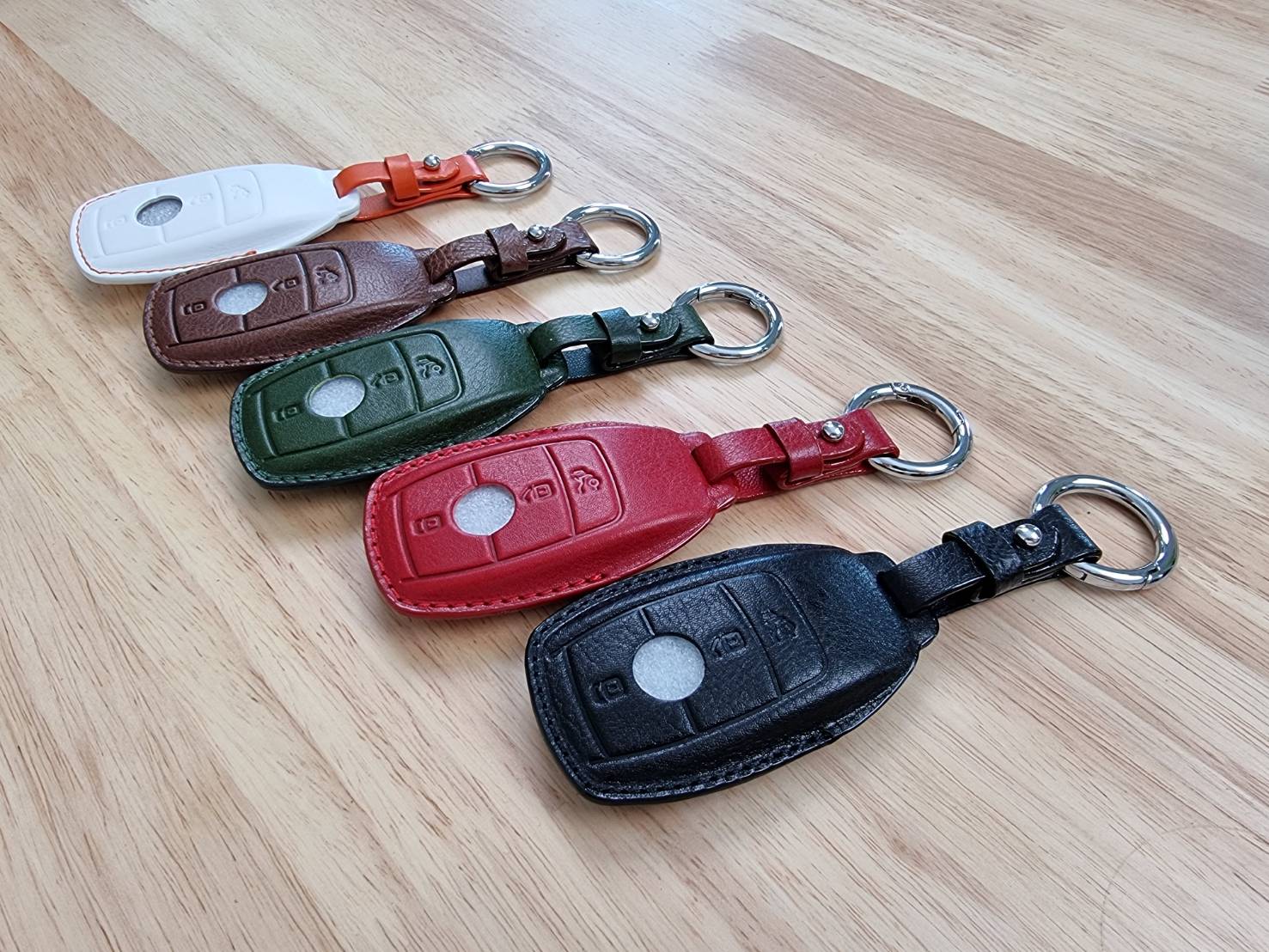 เคสกุญแจหนัง BENZ พร้อมห่วง E class หรือกุญแจที่ทรงเดียวกัน Car Key ...