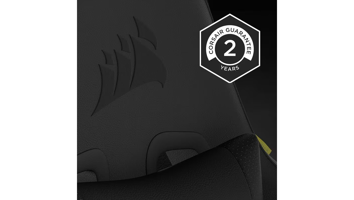 CORSAIR Chair รุ่น TC100 RELAXED Gaming Chair E-Sport เก้าอี้สีเทา เก้าอี้พนักพิงสูง ลดอาการปวดเมื่อย เก้าอี้เบาะ นุ่ม เกรดพรีเมี่ยม - Fabric Black/Grey