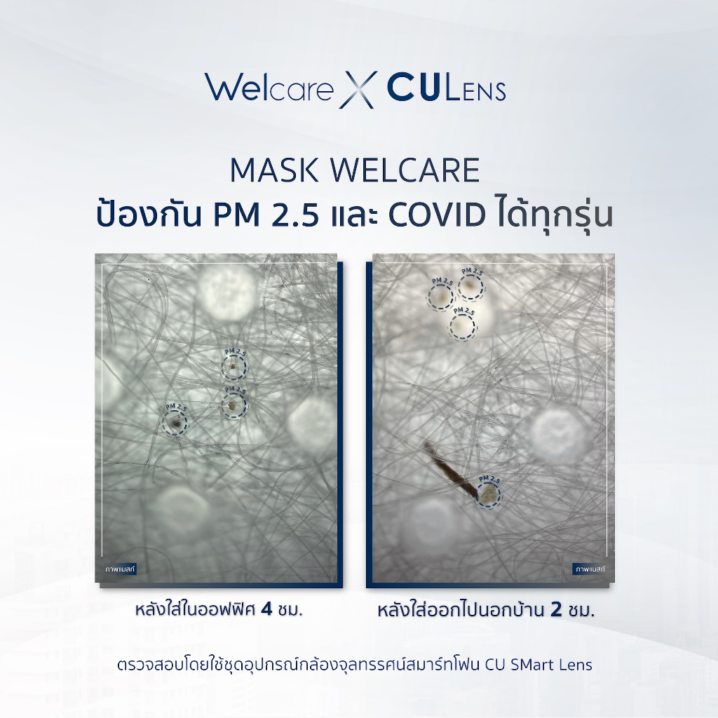 คำอธิบายเพิ่มเติมเกี่ยวกับ Welcare Mask Level 2 Medical Series หน้ากากอนามัยทางการแพทย์เวลแคร์ ระดับ 2 50 ชิ้น/กล่อง