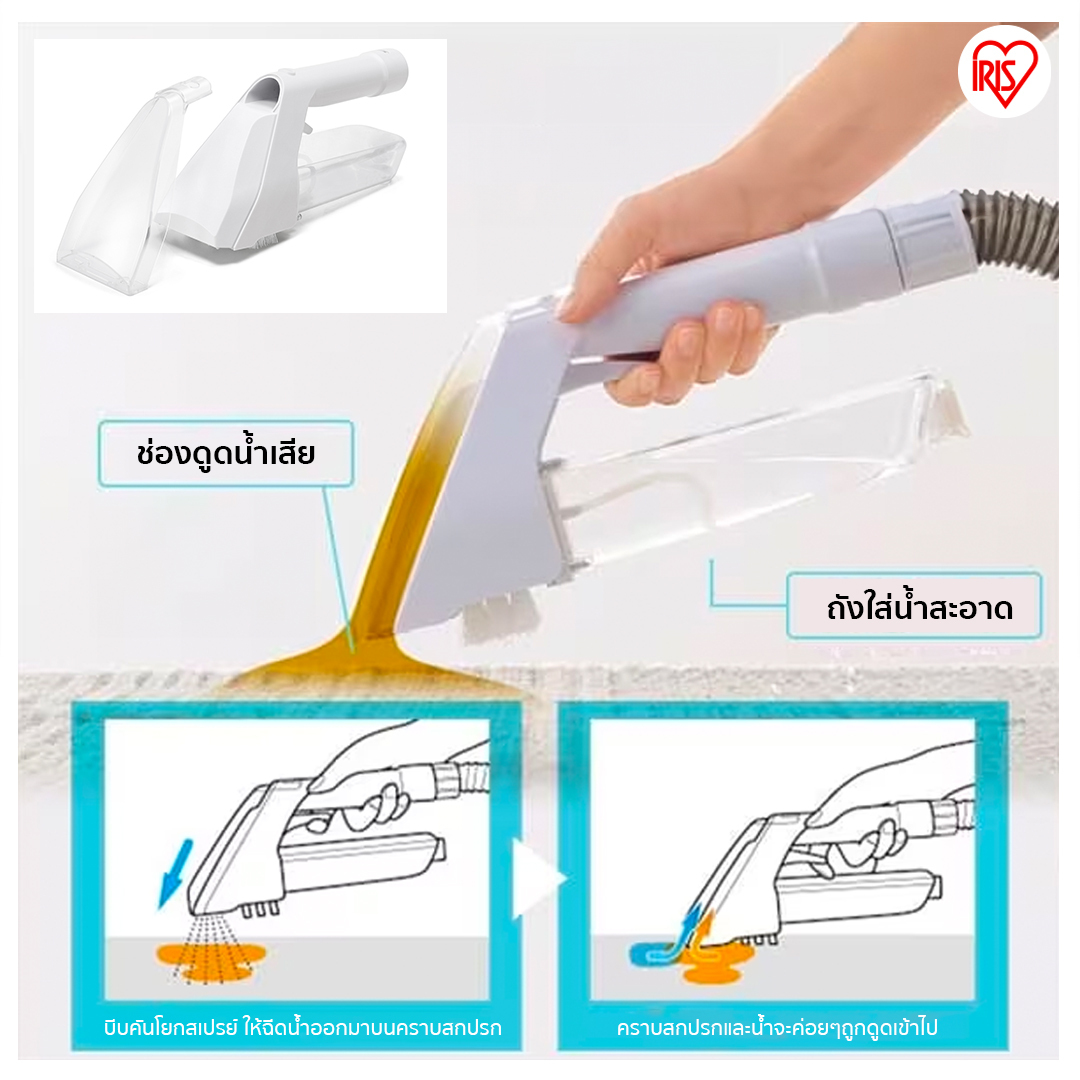 IRIS OHYAMA RNS-300 เครื่องทำความสะอาดพรม เบาะผ้า เฟอร์นิเจอร์ผ้า ไอริส โอยามะ