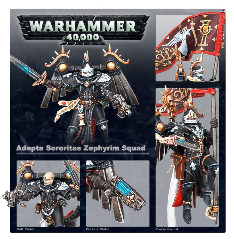 Adepta Sororitas Seraphim Squad