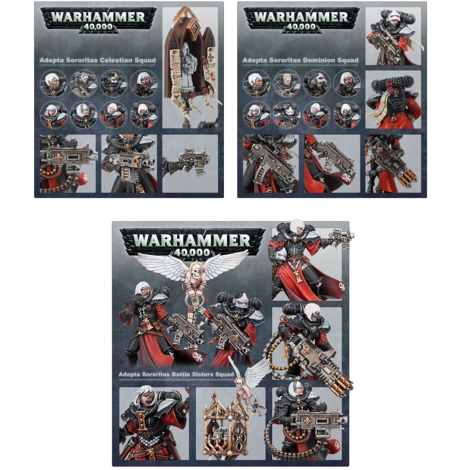 Warhammer 40K - Adepta Sororitas Battle Sisters Squad