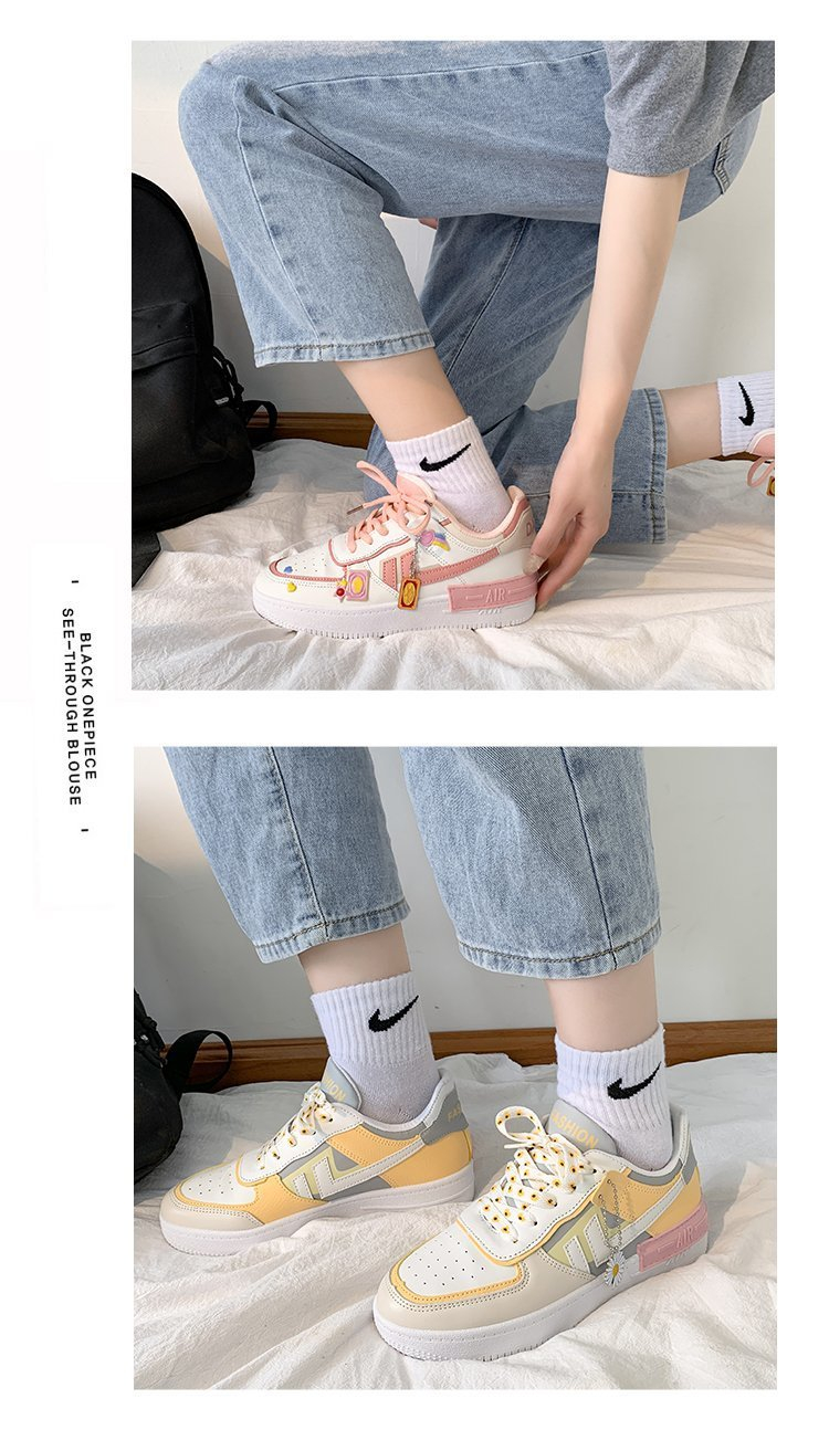 ข้อมูลเพิ่มเติมของ REBUILD รองเท้าผ้าใบ สไตล์เกาหลี แฟชั่นสำหรับผู้หญิง