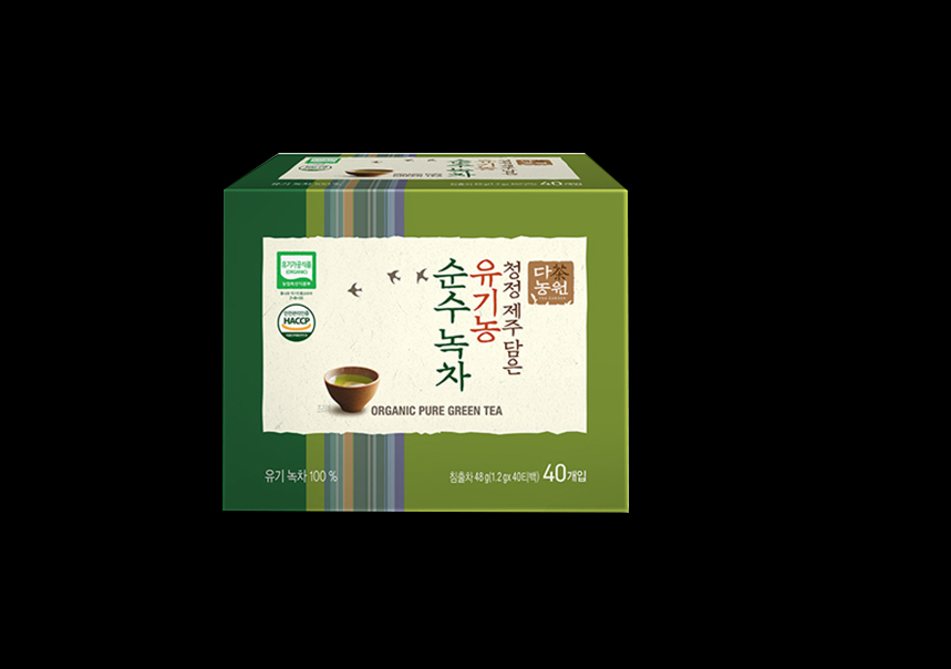 [40T] ชาเขียวออแกนิคแท้100% Organic Pure Green Tea ดานังวอน (Danongwon ...
