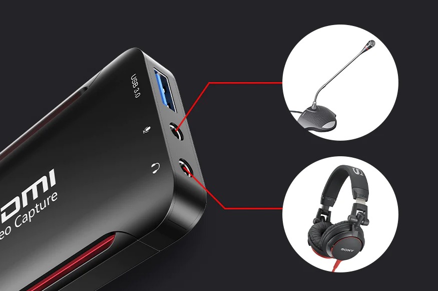 CABLETIME 4K Ultra HDMI Video Capture Card Device For Live Streaming ...