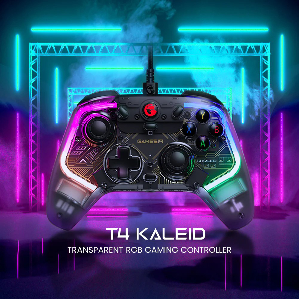 GAMESIR T4 Kaleid Wired Gamepad with Hall Effect for Nintendo PC Steam Android TV Box จอยเกมมีสาย