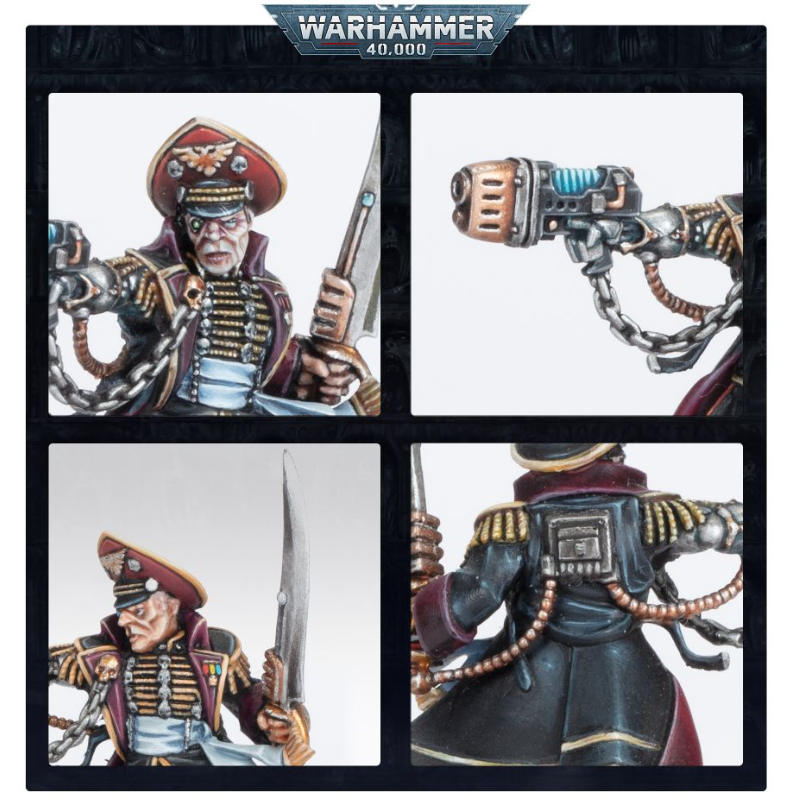 Warhammer 40k Arch Confessor Kyrinov Astra Militarum 52-44 Métal - NIB OOP