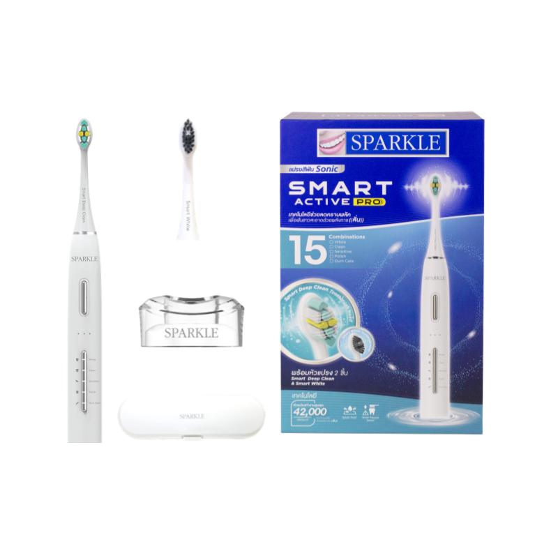 [NEW] SPARKLE SONIC TOOTHBRUSH SMART ACTIVE PRO แปรงสีฟันไฟฟ้า 5 โหมด ...