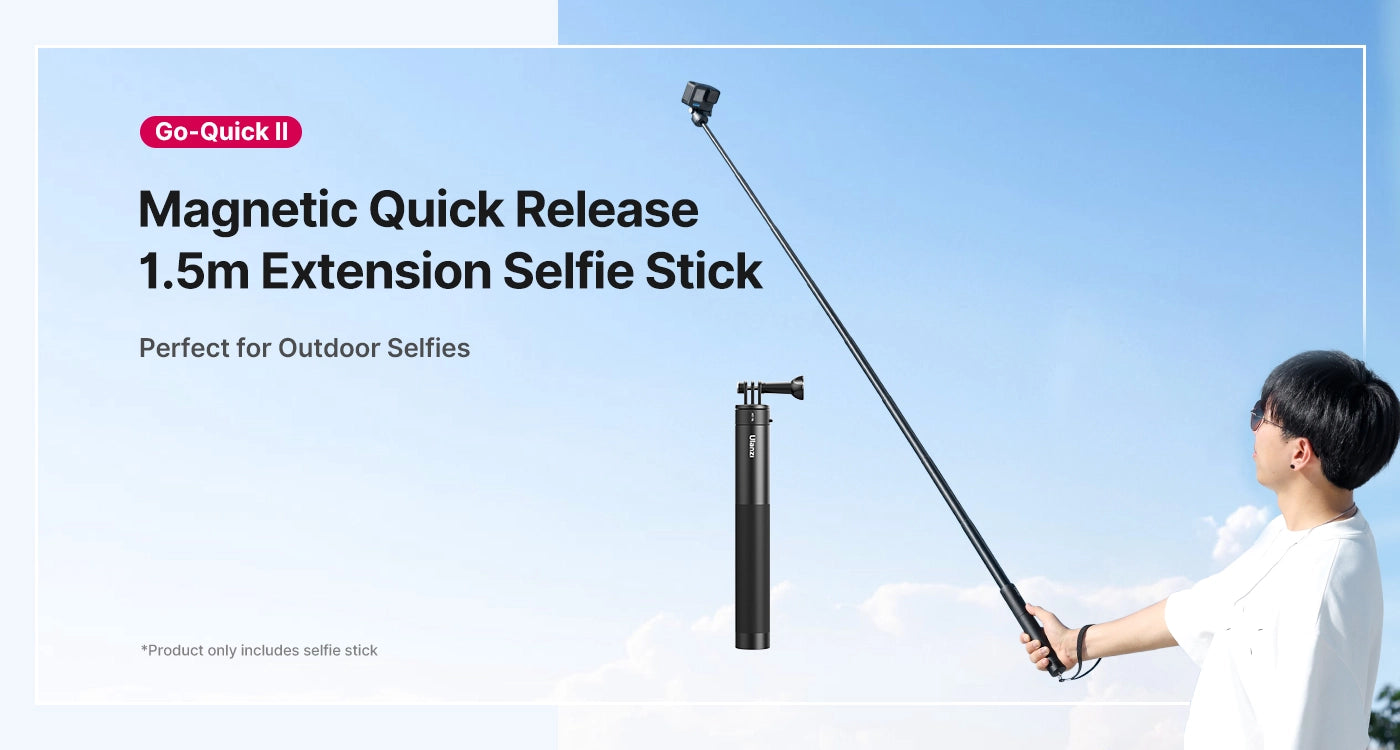 Ulanzi MT76 Go-Quick II 1.5m Magnetic Selfie Stick ไม้เซลฟี่ ไม้ล่องหน ...