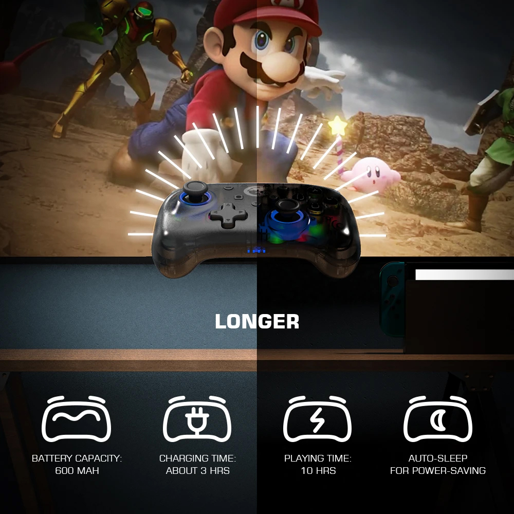 GAMESIR T4 Mini Gaming Controller จอยเกมมือถือ จอยเกม เล่นได้กับ PC / Mobile / Switch