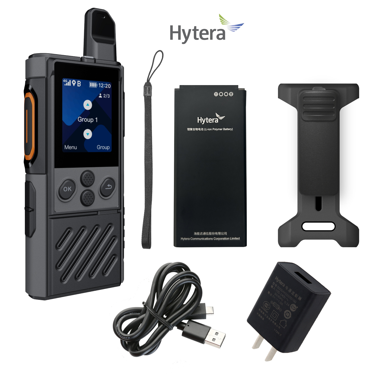 Hytera PoC วิทยุสื่อสาร รุ่น HYT-P30 TH สีดำ (มีทะเบียน ถูกกฎหมาย)