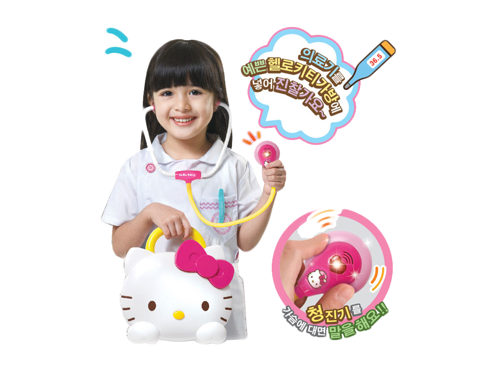 Hello Kitty Medical Doctor Set เฮลโล คิตตี้ ชุดกระเป๋าคุณหมอ ของเล่น ...