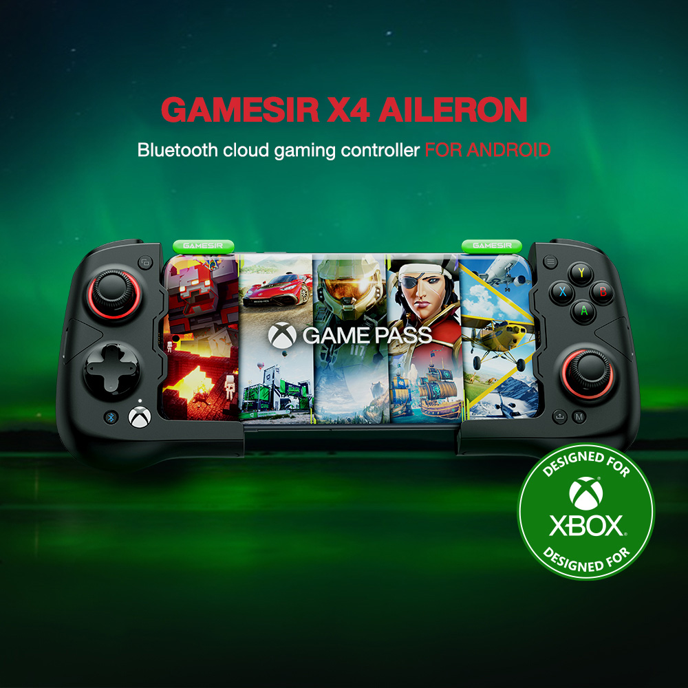 GAMESIR X4 Aileron Xbox Mobile Controller จอยเกมมือถือ ปุ่ม Hall Effect สำหรับ Android พกพาสะดวก