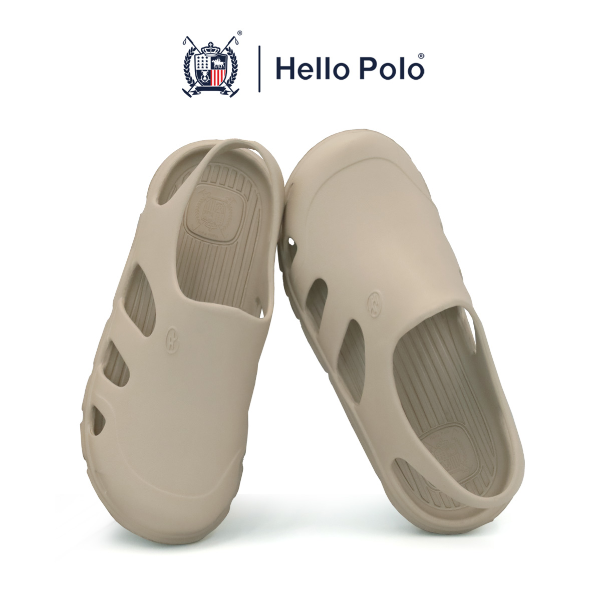 Hello Polo รองเท้าแตะผู้หญิง รองเท้าหัวโต กันลื่น ลําลอง พื้นหนา พื้น ...