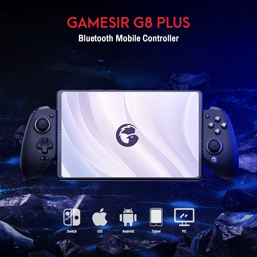 GAMESIR G8 Plus Bluetooth Mobile Controller จอยมือถือ ปุ่ม ™ Hall Effect รองรับ Tablet