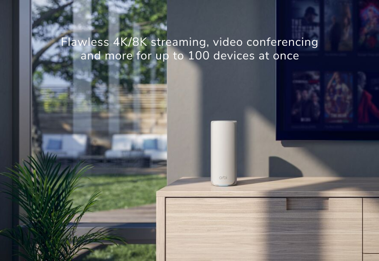 NETGEAR Orbi RBE772 Tri-Band WiFi 7 Mesh (1 Router+1 Satellite ...