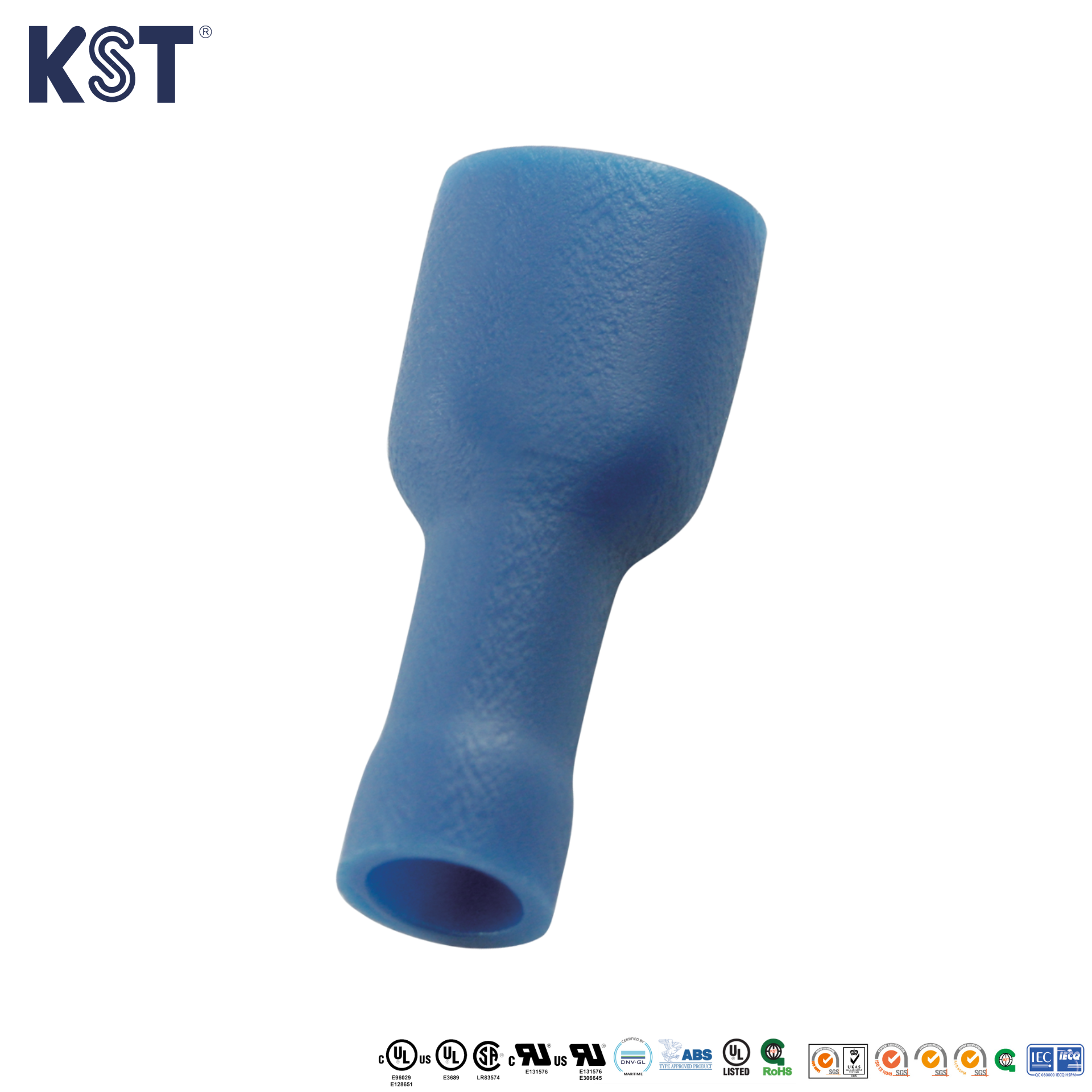 KST หางปลาเสียบแบนตัวเมียหุ้มเต็ม รุ่น FDFV ถุงละ50ชิ้น | Shopee Thailand
