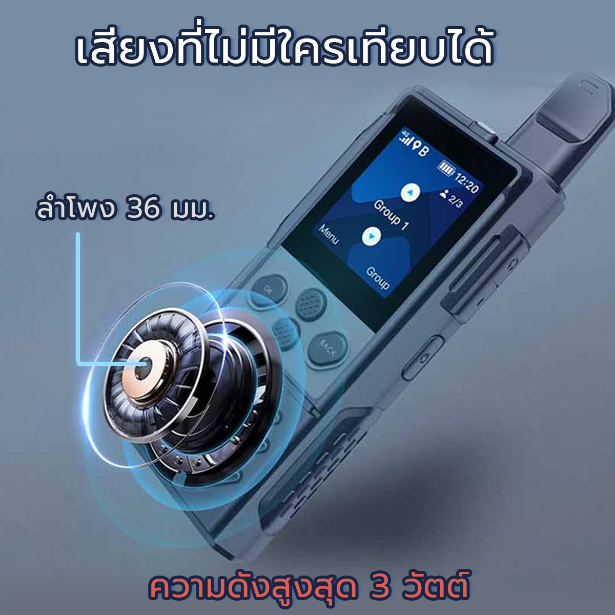 Hytera PoC วิทยุสื่อสาร รุ่น HYT-P30 TH สีดำ (มีทะเบียน ถูกกฎหมาย)