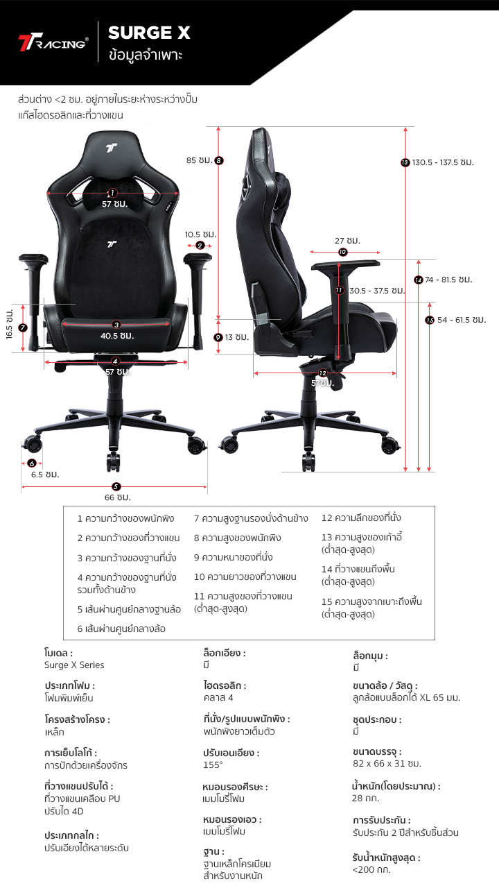 TTRacing Surge X Gaming Chair Mandalorian เก้าอี้เกมมิ่ง เก้าอี้สีขาว สีน้ำตาล เก้าอี้สำนักงาน เก้าอี้เบาะ นุ่ม เกรดพรีเมี่ยม