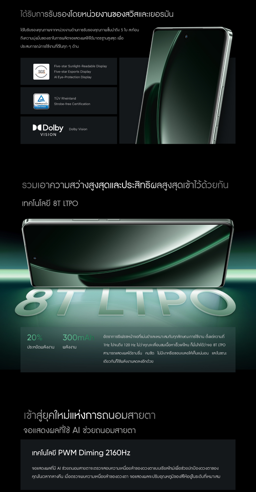 realme GT 6 (16+512) | snapdradon 8s gen 3 กล้อง Sony LYT-808 จอสว่าง 6000 nits ชาร์จไว 120W แบตเตอรี่ 5500 mAh