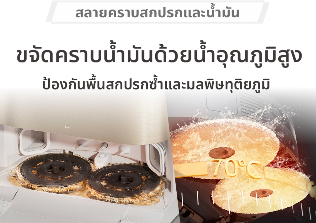 DREAME Bot X40 Ultra / X40 Master Robot Vacuum and Mop ระบบแขนไบโอนิคคู่ ล้างผ้าม็อบด้วยน้ำร้อน 70°C