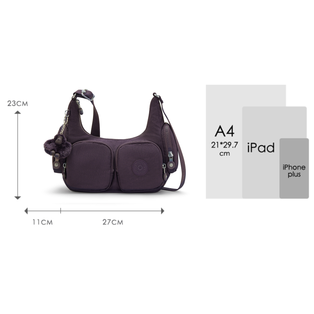 กระเป๋า KIPLING รุ่น RIKKA S สี Black Noir | Shopee Thailand