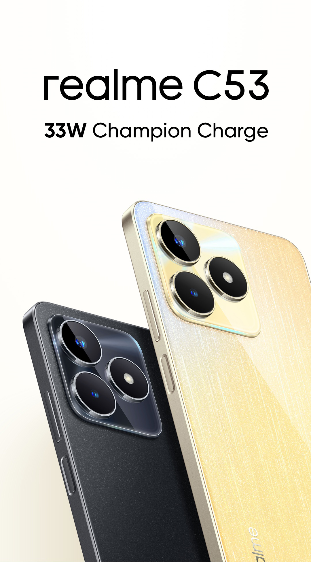 Realme C53(8+256GB) ชาร์จไว SUPERVOOC 33W กล้อง AI 50MP Dynamic Ram ได้สูสุดถึง 12GB แบตเตอรี่5000mAh