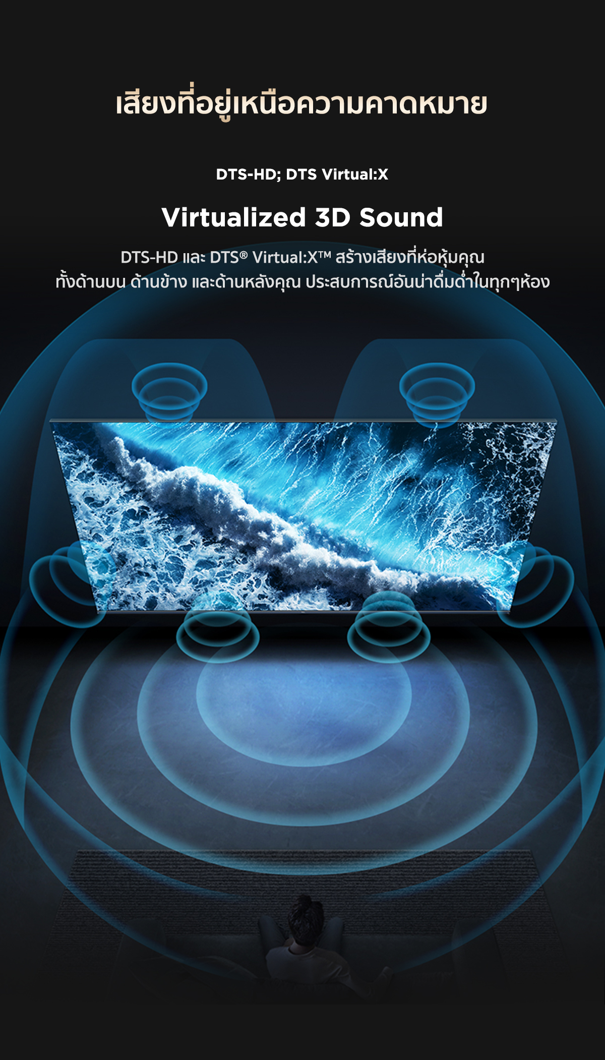 TCL รุ่น 65T7B TV ทีวี ขนาด 65 นิ้ว QLED 4K Google TV ระบบปฏิบัติการ Google/Netflix &Youtube & MEMC 60Hz VRR 120Hz ALLM
