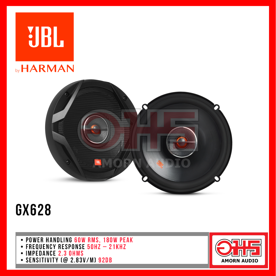 KICKER 47KSC6504 KS Series 6.5" Coaxial Speakers With .75" Tweeters, 4ohm
