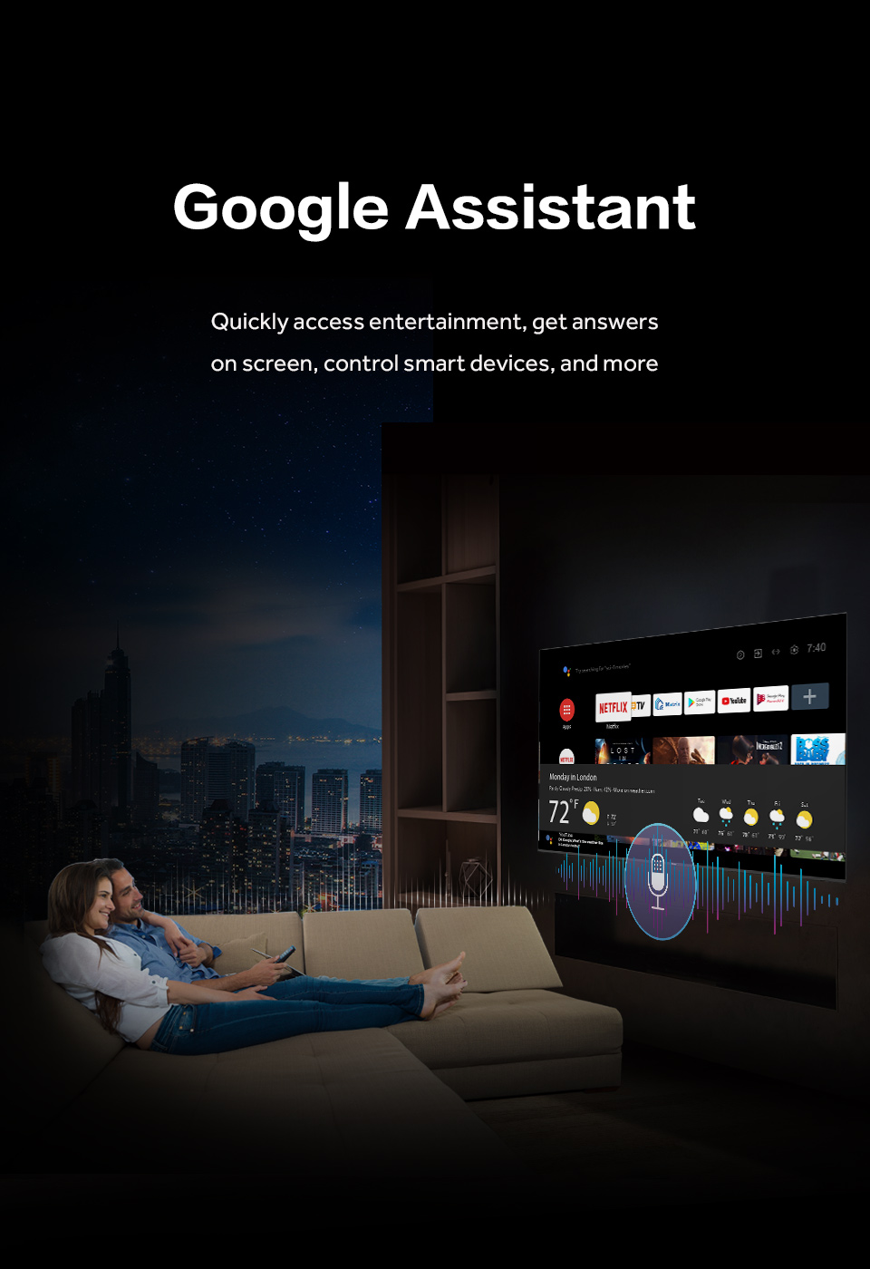 Haier H70K6UG ขนาด 70 นิ้ว TV รุ่น H70K6UG 4K HDR10 Ultra HD Smart Google TV with Dolby Audio