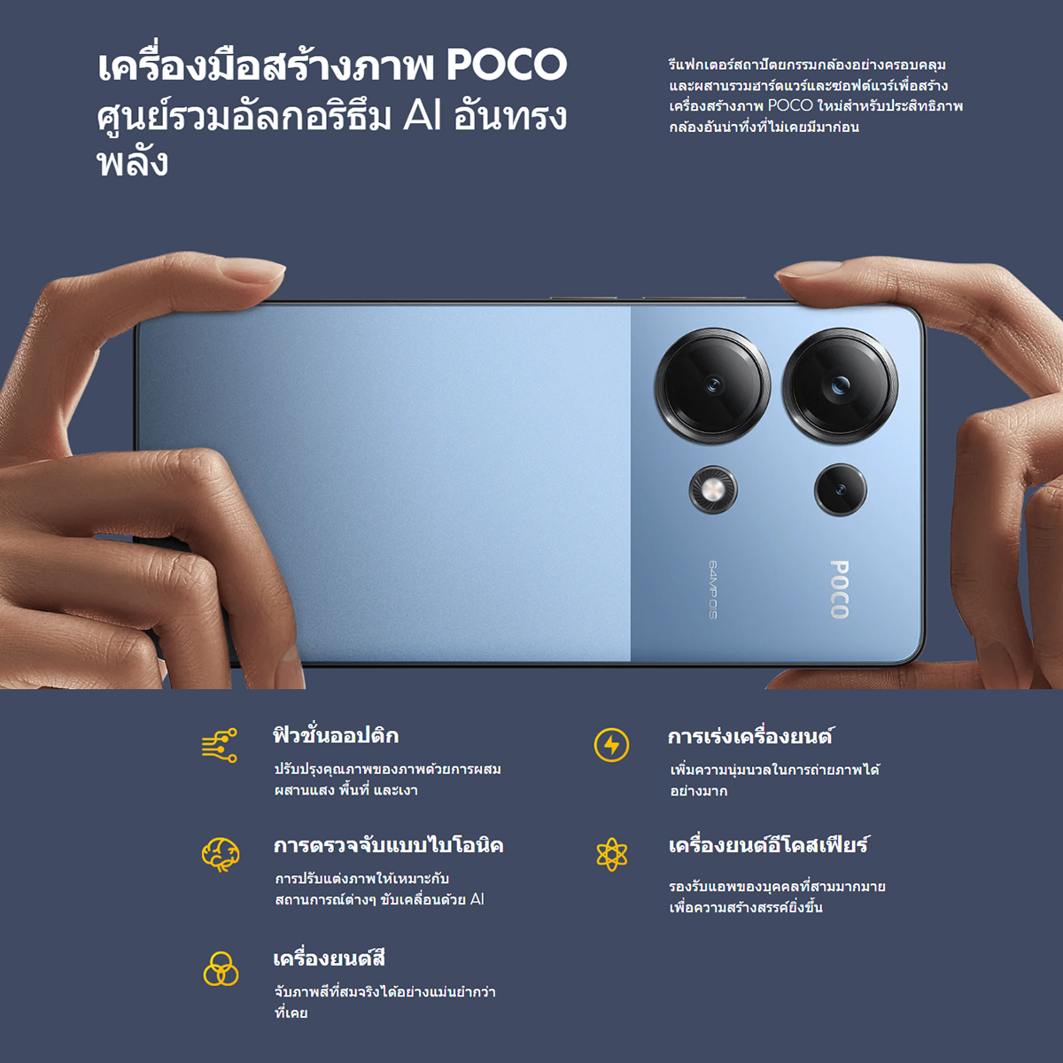 Xiaomi POCO M6 Pro 12GB+512GB ชิป Helio G99-Ultra โทรศัพท์มือถือ หน้าจอเกม 6.67" 120Hz แบตเตอรี่ 5000mAh+ชาร์จเร็ว 67W