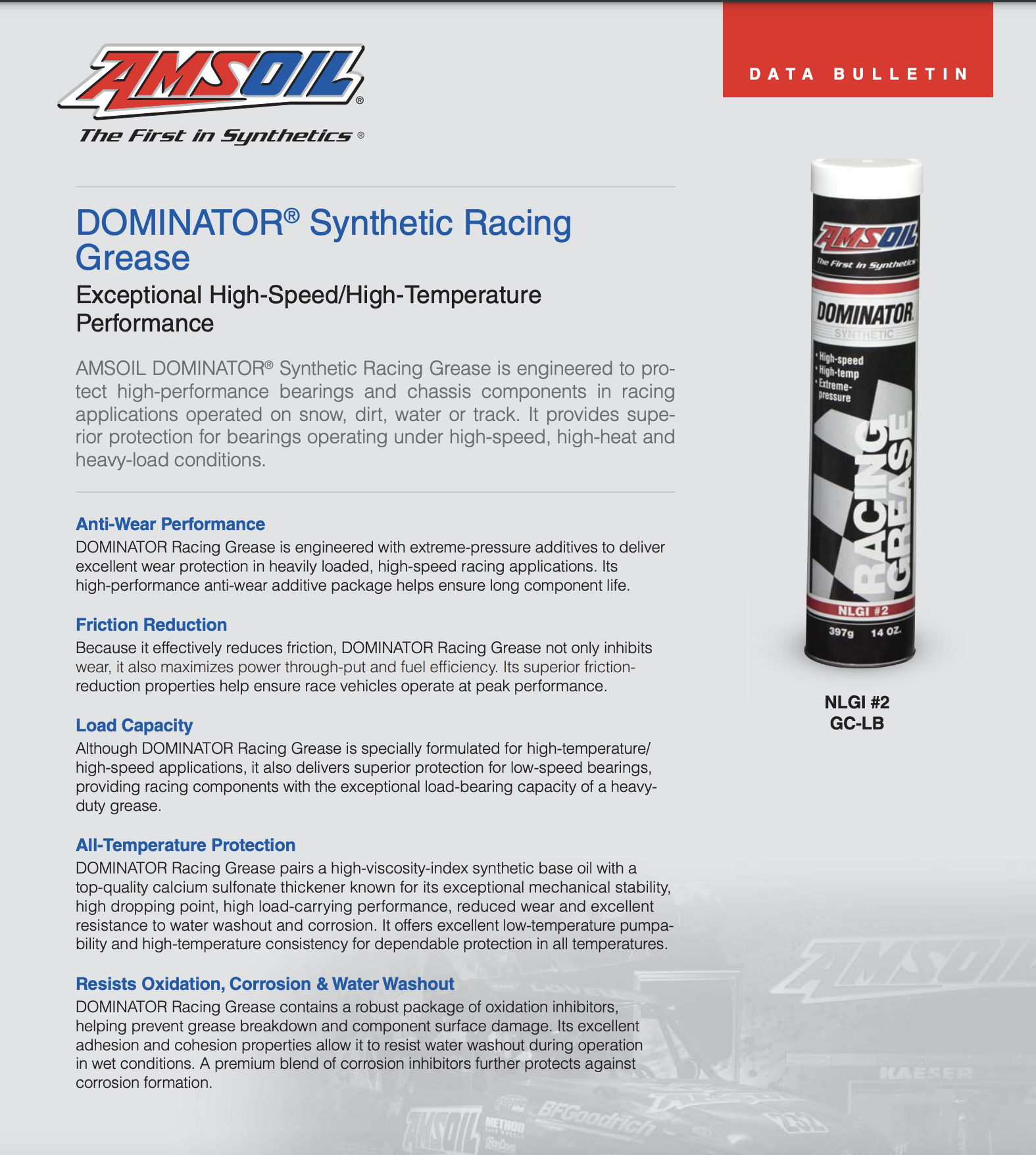 (A-032GRGCR) AMSOIL DOMINATOR® Synthetic Racing Grease | Shopee Thailand