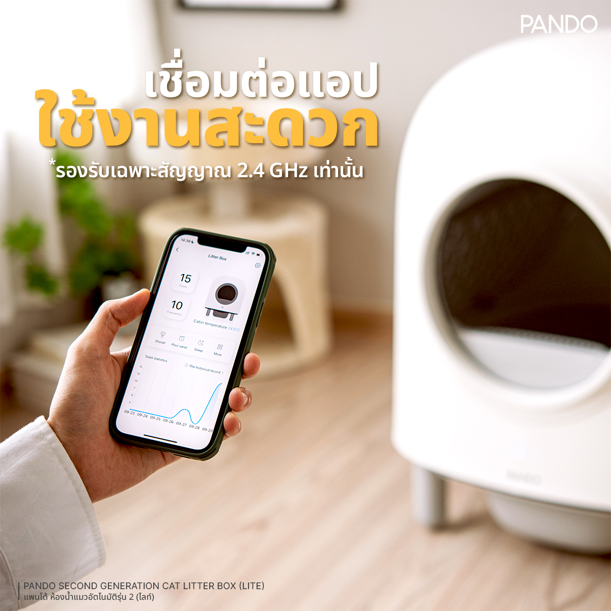 [ของแถม+ใช้โค้ดลด5%] Rabbit Selection Pet Pando Second Generation Cat ...