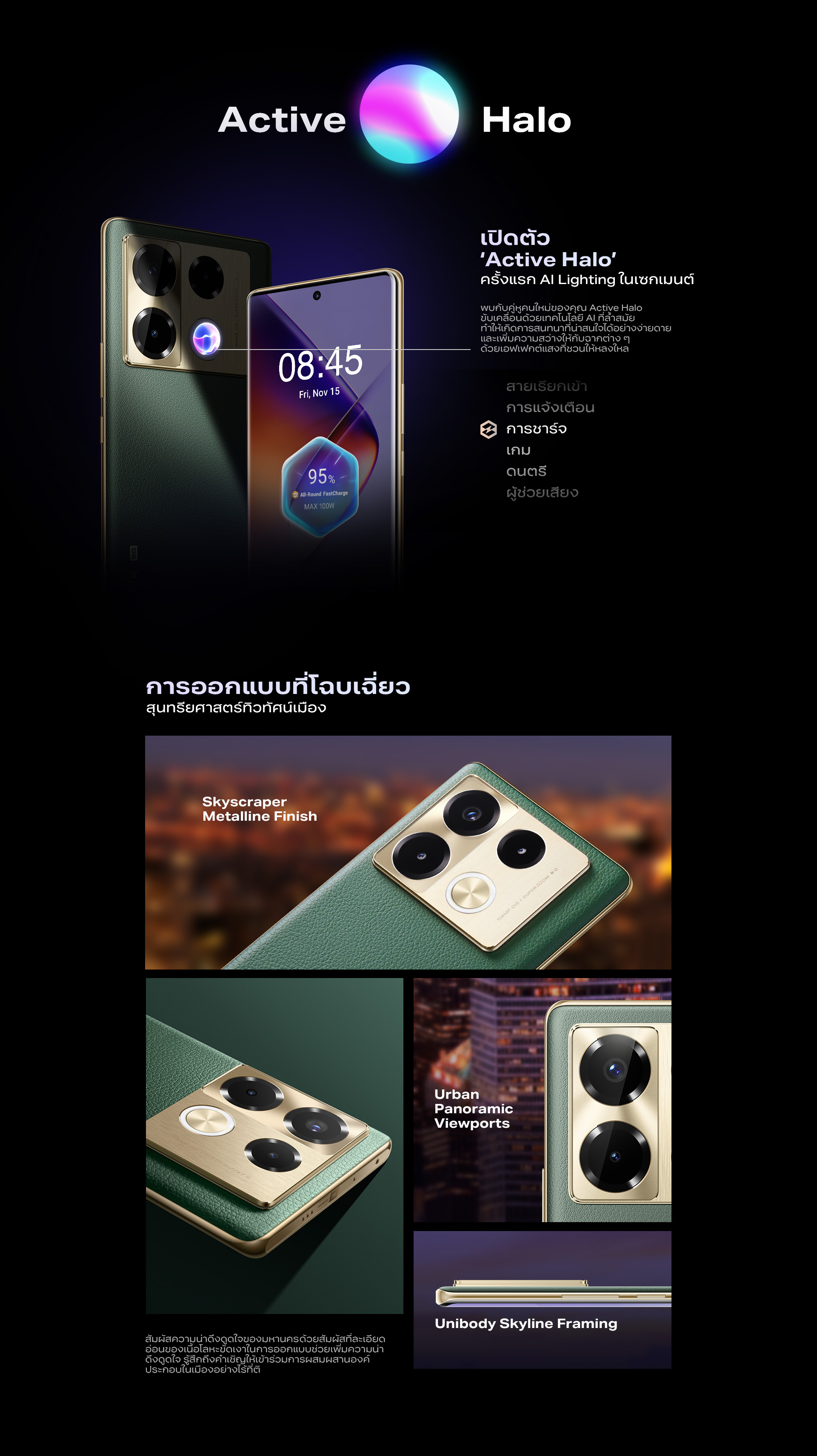 Infinix NOTE 40 Pro+ 5G 256+12GB 100W FastCharge+MagChargeไร้สาย 20W จอ AMOLED 120Hz โค้ง 3D ชิปเซ็ตDIMENSITY 7020