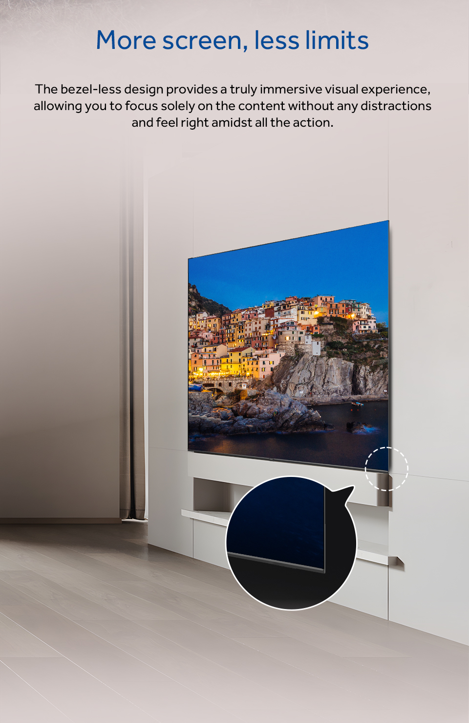 Haier TV รุ่น H70K6UG 70" 4K HDR10 Ultra HD Smart Google TV with Dolby Audio