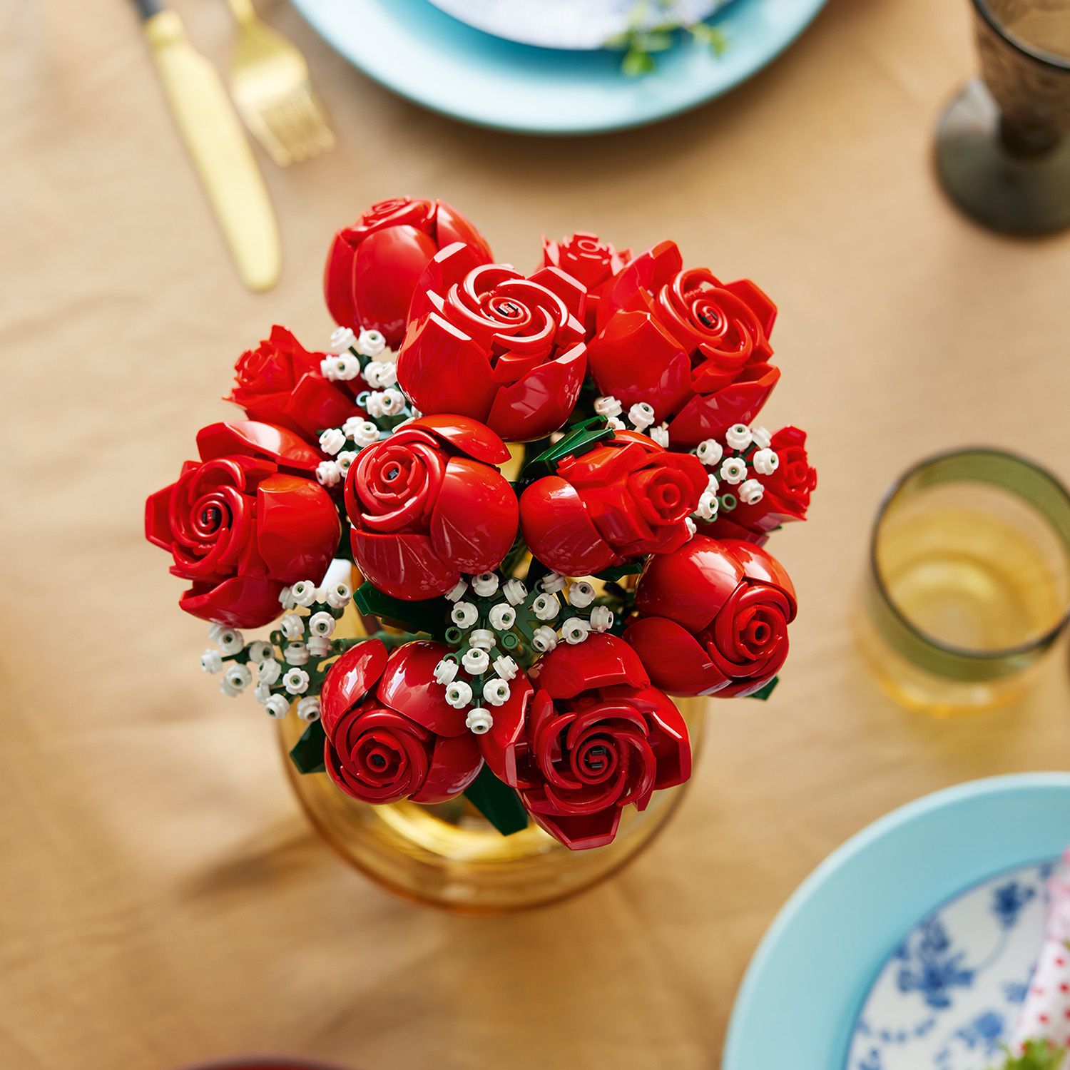 LEGO Icons 10328 Bouquet of Roses Building Set (822pcs.), Building ...