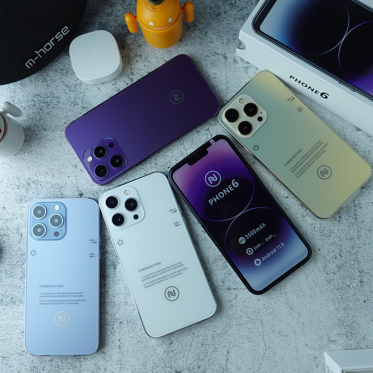 NOVA รุ่น PHONE 6 สมาร์ทโฟน หน้าจอ 6.26นิ้ว แรม2GB รอม16GBแท้ สแกนใบ ...
