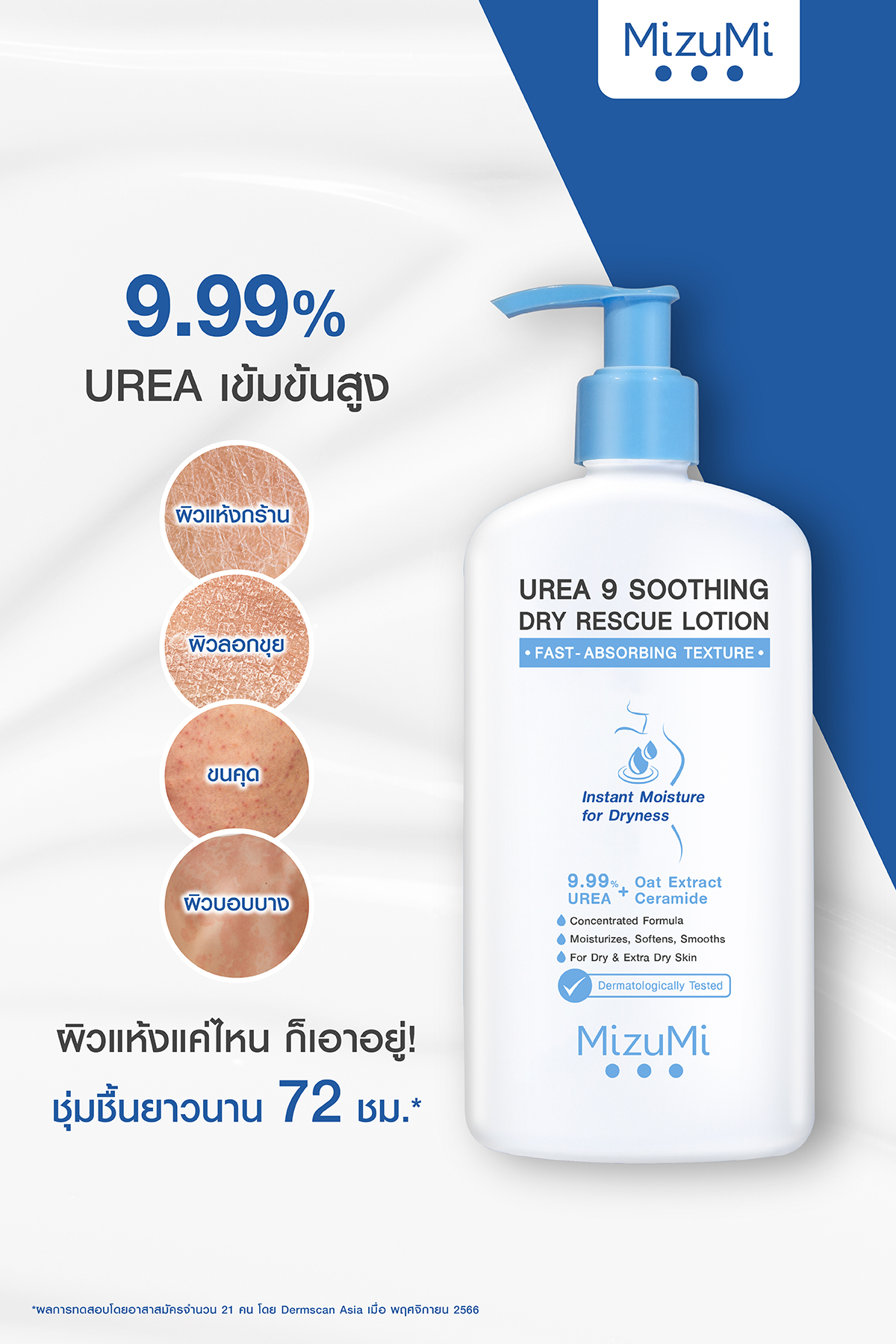 [แพ็คคู่] MizuMi Urea 9 Soothing Dry Rescue Lotion 250 ml โลชั่นบำรุง ...