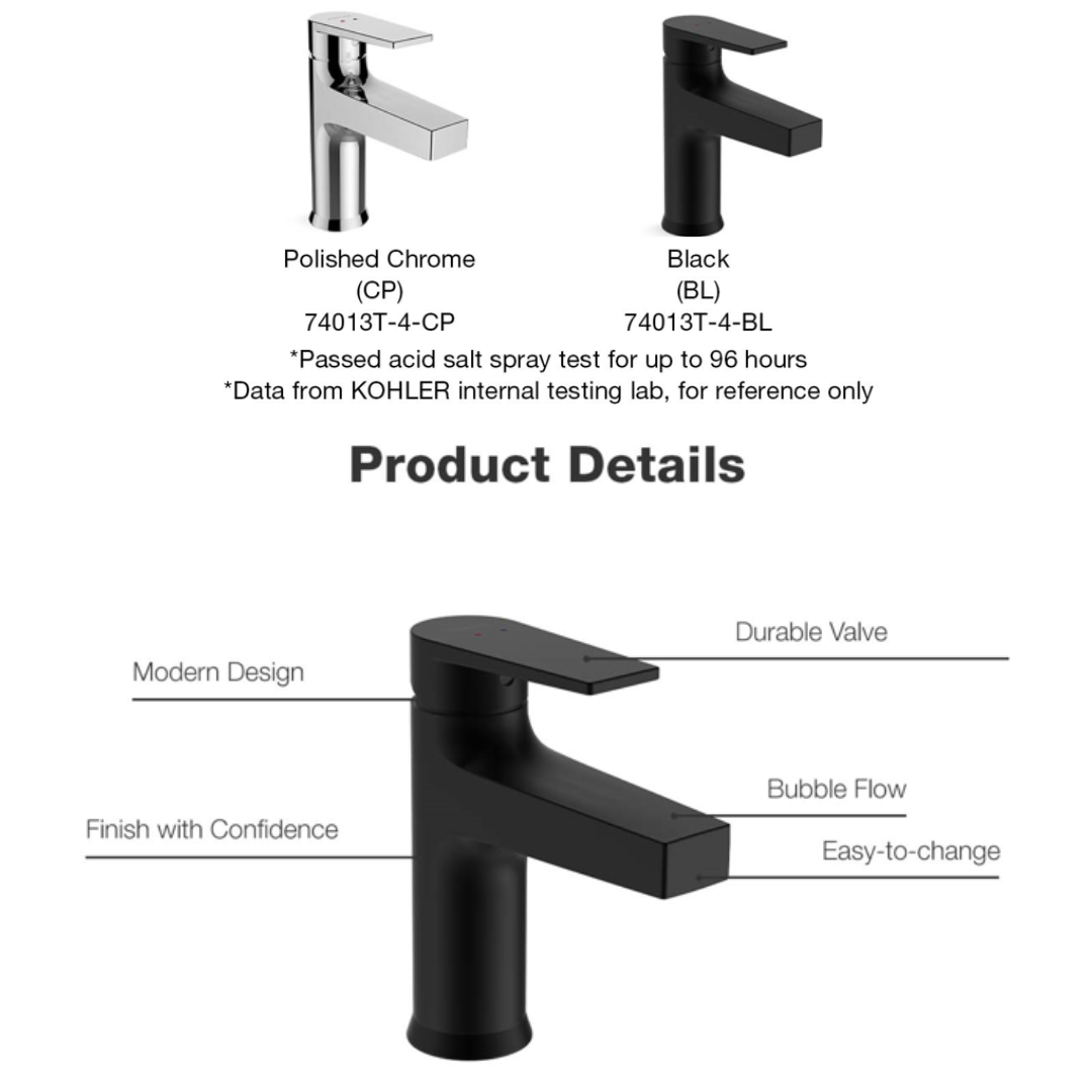 KOHLER Taut single-hole lavatory faucet ก๊อกผสมอ่างล้างหน้ารูเดี่ยว ...