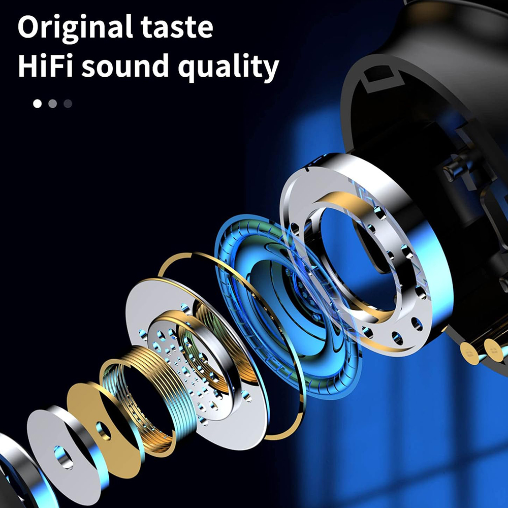 Hale หูฟังบลูทูธ 5.3 จอLED พลังเสียงแน่น TWS Wireless Earphone HTW-05 ...