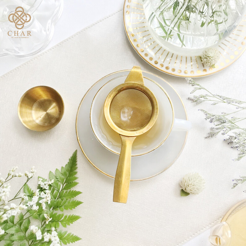 CHAR Tea Strainer (ที่กรองชา) ใบชา สแตนเลส | Shopee Thailand