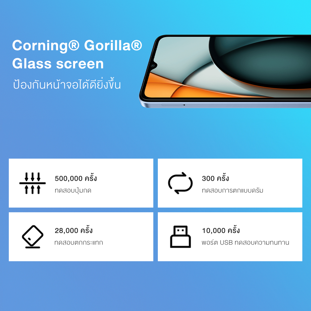 Xiaomi Redmi A3 3+64/4+128 โทรศัพท์มือถือ จอแสดงผล 6.71" 90Hz ปลดล็อคลายนิ้วมือด้านข้าง แบตอึด 5000mAh